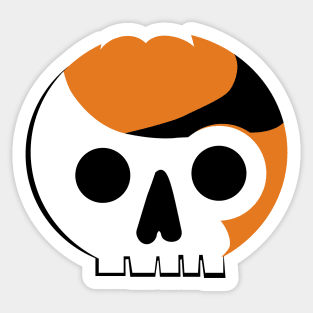 Halloween skull Sticker